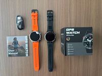Montre connectée GPS G10 pour l'extérieur avec carte hors ligne, boussole, baromètre, altimètre, écran AMOLED de 1,43 pouce, appels Bluetooth, batterie 500 mAh, 3 ATM