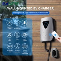 Precio DE FÁBRICA DE China AC EV Estación de carga Wallbox Tipo 2 22KW Coche eléctrico inteligente Cargador EV para exteriores Nuevo PUNTO DE CARGA DE CA