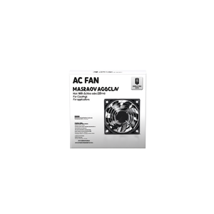พัดลม Fami AC ขนาด 125x125x60 มม. 220V พร้อมปลั๊ก Schuko สำหรับงานระบายความร้อน - Product Image 3