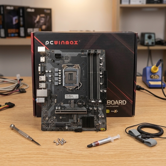 PCWINMAX B85 Micro ATX LGA1150 4 Channel DDR3 Custom PC Motherboard OEM Support 4th and 5th Gen Core CPU Computer Mainboard