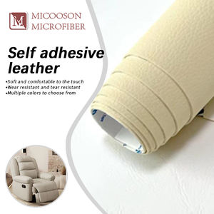 <span class=keywords><strong>Autocollant</strong></span> de réparation durable auto-adhésif en <span class=keywords><strong>cuir</strong></span> grain de lichi artificiel Faux PVC rouleaux en relief pour sièges de voiture chaises bagages - Product Image 1