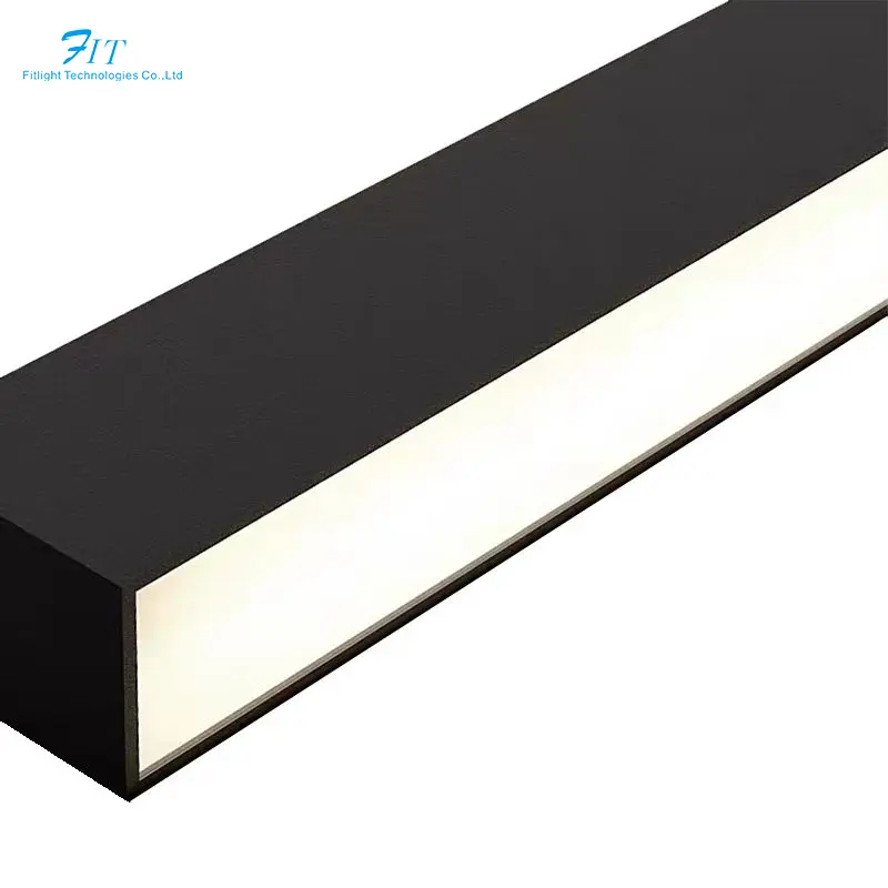 Contemporary IP20 Led Suspended Office 600mm Led Linear Light Supermarket Surface Mounted Led Linear Light Aluminium Housing