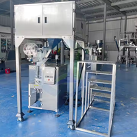 Machine à emballer automatique pour sachets de thé triangle pour petites entreprises Machine de fabrication de sachets de thé pour sacs intérieurs et extérieurs