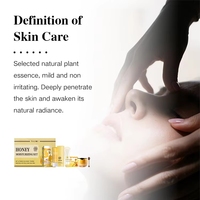 Ensemble de soins du visage personnalisé avec logo, collagène, miel, vitamine E, anti-rides, raffermissant, éclaircissant, exfoliant, hydratant