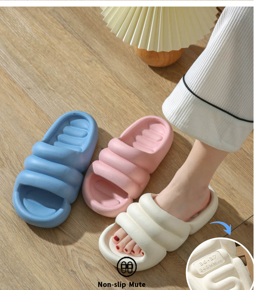 Latest Slippers for Ladies Thick Platform PVC Slides Men Women Sandals Slippers
