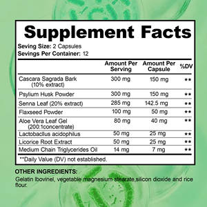 Best Sales Colon 14 Days Cleanse Capsules with Cascara Sagrada Bark Support Energy Levels and Support Digestive Health Capsules - Product Image 6