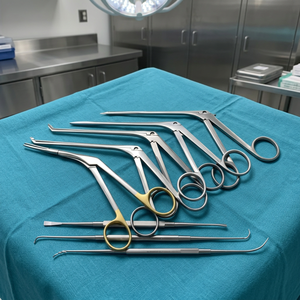 Pinces vétérinaires en acier inoxydable, otoscope, forceps de biopsie avec verrouillage, forceps chirurgicaux pour échantillons, pour examen animal - Product Image 3