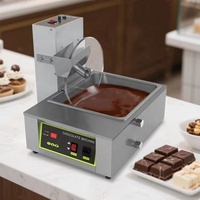 Machine à mélanger, faire fondre et tempérer le chocolat, petite, fonctionnement continu, 8 kg, 12 kg, 110 V, 220 V, machine à faire du sirop de chocolat lisse