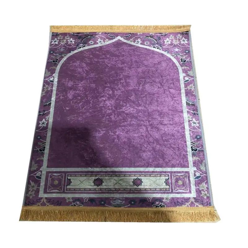 이슬람기도 카펫 및 양탄자 이슬람 럭셔리 모스크 기도 깔개 휴대용 기도 매트 중국