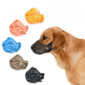 Bozales para Perros Suaves y Transpirables, Permiten que los Perros Respiren y Beban, para Evitar Mordeduras, Masticación y Ladridos, Ajustables, Tipo Canasta, para Entrenamiento - Product Image 1