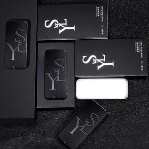 Wholesale Custom Printing Black Emboss Solid Natural Perfume Container Lip Balm <strong>Mint</strong> Rectangle Sliding Lid <strong>Tin</strong> - Product Image 4