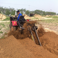 Suministro de Fábrica Yansheng: Accesorios Agrícolas, Caja de Cambios para Mini Zanjadora de Tractor con Doble Cadena y Toma de Fuerza (PTO), Alta Potencia 100hp, ISO/CE