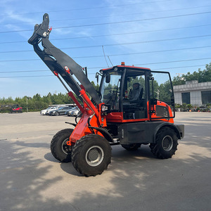 Chargeuse sur pneus articulée compacte de 1,6 tonne, mini-chargeuse 4x4 avec attache rapide pour une utilisation agricole polyvalente - Product Image 5