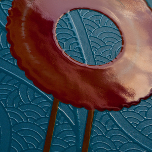 Tùy chỉnh vẻ đẹp kem nhãn 3D véc ni tại chỗ UV dán nổi Bronze lớn lên lá in ấn mỹ phẩm chai/Jar bao bì nhãn - Product Image 4