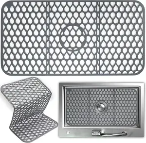 Hot Sale Kitchen Trivet BPA Free Safety Easy Clean Silicone Sink Mat