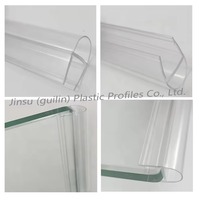 Bandes d'étanchéité transparentes les plus vendues, en PVC durable, pour verre de 3/8 pouce, utilisation moderne dans les salles de bain, installation facile