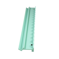 Support de Mahjong de 19 pouces pour 17 tuiles, support en acrylique bleu clair, MOQ50 ensembles, supports faits à la main pour Mahjong