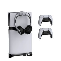 Nouveau support mural universel de support de rangement d'usine pour console mince PS5 et support de casque de manette TP5-3502