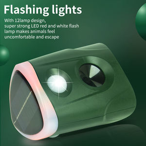 SAIJZEK 도매 360 도 태양 초음파 동물 펠러 태양열 구동 새 개 고양이 원숭이 사슴 마우스 동물 펠러 - Product Image 3