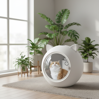 Séchoir Souffleur Automatique Intelligent et Silencieux pour Poils d'Animaux (Chiens et Chats) – Boîte de Séchage Domestique pour Animaux Après le Bain