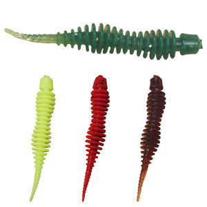 Señuelo de pesca Ya Jie Outdoor Spiral Soft Bait de 6.5cm para pesca en el mar, señuelo para lubina. - Product Image 4