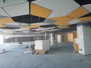 Akupanel moderno creativo legno soffitto sospeso fonoassorbente <span class=keywords><strong>pannelli</strong></span> acustici per sala Studio palestra scuola decorazioni - Product Image 5