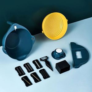 New 9 in 1 <b>Vegetable</b> <b>Chopper</b> Bowl and Colander Set Ful Lstar Cutting Tool Fruit <b>Vegetable</b> <b>Chopper</b> Machine <b>Vegetable</b> Cutter - Product Image 6