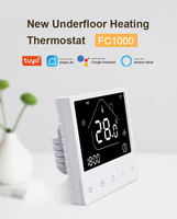 Thermostat intelligent Wifi Tuya 16A, contrôleur de température, chauffage électrique au sol, thermostat d'ambiance, compatible avec Google Home Alexa