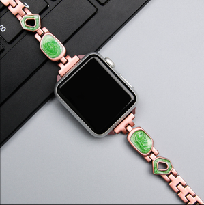 All'ingrosso cinturino in metallo da donna di lusso regolabile cinturino per orologio <span class=keywords><strong>Apple</strong></span> <span class=keywords><strong>Watch</strong></span> cinturino in lega di <span class=keywords><strong>acciaio</strong></span> - Product Image 6