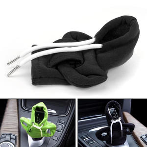 Logo personalizzato stampa del cambio con cappuccio con cappuccio universale copri cambio auto Mini felpa con cappuccio per auto auto gadget carini interni - Product Image 3