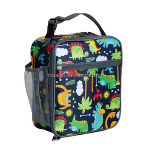 Sac à déjeuner pour enfants en polyester avec <span class=keywords><strong>doublure</strong></span> <span class=keywords><strong>thermique</strong></span> pour garder les aliments au frais, offre promotionnelle - Product Image 6