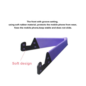 Mobile Phone <strong>Holder</strong> Colorful Support Mini V Shape Lazy Foldable Cell Phone <strong>Holder</strong> - Product Image 3