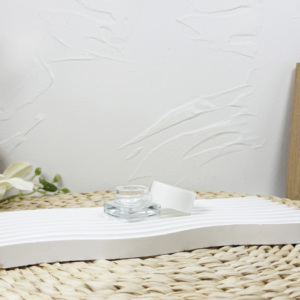 3oz 60mm Pot de fleurs en verre peint rond personnalisé Bocaux d'emballage en cire Bouteilles en verre résistantes aux enfants avec couvercles CR - Product Image 4