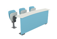 NOUVEAU Ensemble de bureau et chaise d'école en métal moderne pour étudiants, design ergonomique, pliable, usage commercial