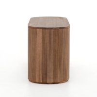 Bureau de direction ovale en bois de luxe moderne avec étagères pour la maison, le bureau, l'hôtel, la chambre à coucher – Pièce de luxe