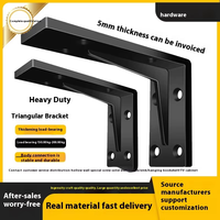 Support de meuble TV mural standard peint en métal triangulaire support de rangement pour trépied support de bureau suspendu à angle fixe en fer