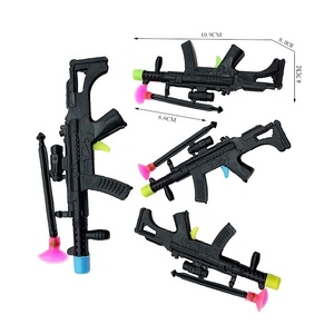 Vente en gros usine : Mini pistolets jouets en plastique à balles ventouses, recharges en vrac pour capsules de distributeurs automatiques, prix de jeu d'arcade et de carnaval pour enfants - Product Image 1