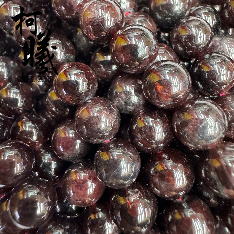 Natural Red Garnet Beads