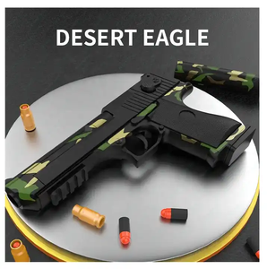 Pistolet à fléchettes en mousse réaliste pas cher pour enfants, <span class=keywords><strong>jeu</strong></span> de tir simulé avec balles souples, pistolet Desert Eagle puissant à balles souples - Product Image 6