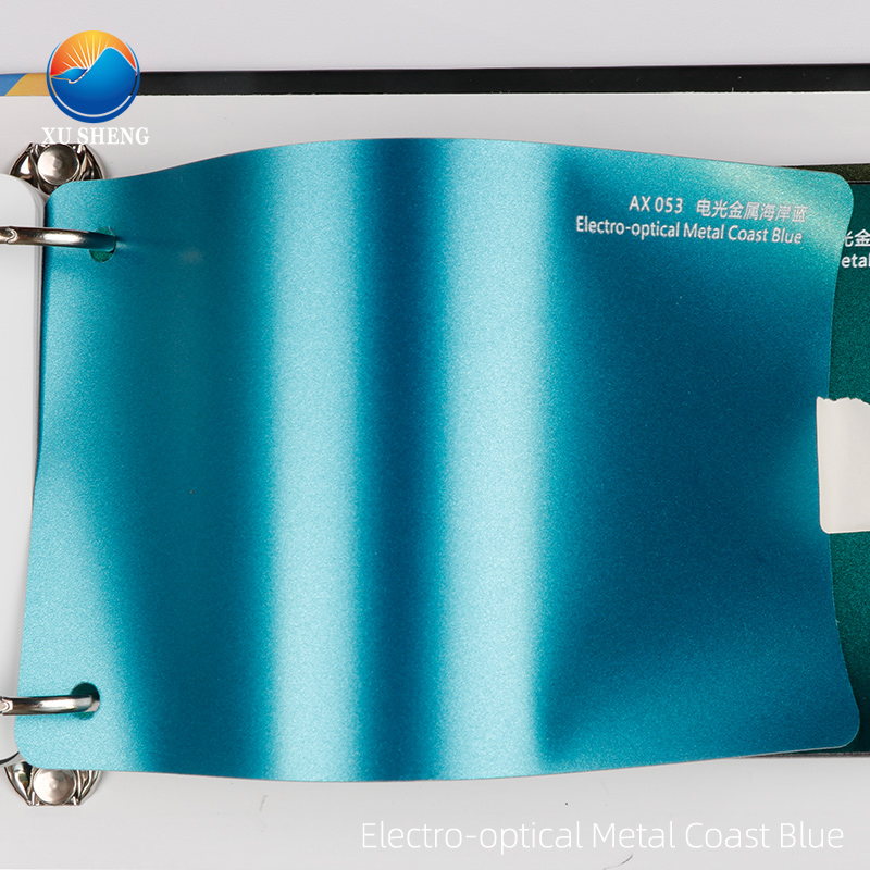 PET Electro-optical Metal Coast Blue