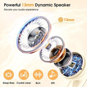 หูฟังไร้สาย HIFI พร้อมหน้าจอดิจิตอลในตัว - Product Image 4
