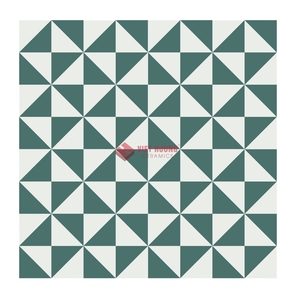 กระเบื้องปูนซีเมนต์ลายดอกไม้สไตล์วินเทจ ขนาด 200x200 มม. กระเบื้องตกแต่งผนังคอนกรีตทำมือ สินค้าขายดีอีคอมเมิร์ซ B2B - Product Image 1