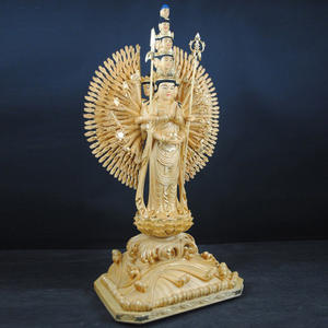 Estatua <span class=keywords><strong>de</strong></span> <span class=keywords><strong>Buda</strong></span> para Jardín, <span class=keywords><strong>de</strong></span> Madera, Resistente a las Heladas, <span class=keywords><strong>de</strong></span> 60 cm a 100 cm, Estatua <span class=keywords><strong>de</strong></span> <span class=keywords><strong>Buda</strong></span> <span class=keywords><strong>de</strong></span> Pie, Estatua <span class=keywords><strong>de</strong></span> Jardín Blanca - Product Image 3