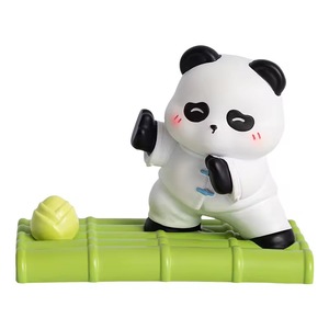 Soporte de teléfono de <span class=keywords><strong>Panda</strong></span> de bambú creativo de resina, figura de <span class=keywords><strong>Panda</strong></span> de <span class=keywords><strong>Kung</strong></span> <span class=keywords><strong>Fu</strong></span> chino personalizado, soporte de tableta de teléfono de escritorio de oficina perezosa - Product Image 1