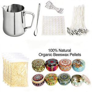 Kit de Création de Cire d'Abeille : Huiles Parfumées, Colorants, Outils, Kit de Démarrage pour Entreprise Artisanale Naturelle, Formation à la Production Artisanale - Product Image 3