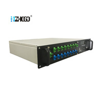 Amplificador Óptico WDM HC HC-EA1550 de 8 Puertos y 1550nm, EDFA 8*22dBm, Soluciones FTTH FTTx, Conectores SC/APC y SC/PC, Garantía de 3 Años