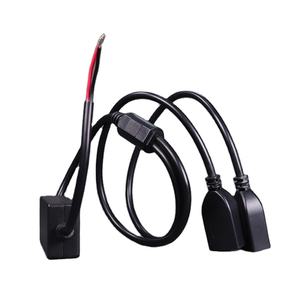Cargador rápido Dual USB QC3.0 PD conveniente 12-24V adaptador de carga para E-Bike quitanieves cortacésped barco coche 15W para BMW X5 - Product Image 3