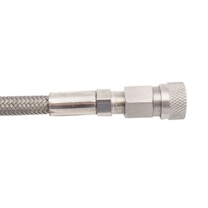 Tuyau en acier tressé pour pistolet à peinture <span class=keywords><strong>Tippmann</strong></span> 98 de 60 pouces avec raccord rapide mâle ou femelle aux deux extrémités - Product Image 4