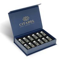 Boîte en carton rigide magnétique de qualité supérieure pour emballage de peptides, vente en gros, pour emballages de 3 ml et 2 ml