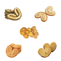 Bakenati Nouvelle Machine à Biscuits Papillon Entièrement Automatique, Ligne de Production de Pâtisseries et Palmiers à Haut Rendement pour Boulangerie Industrielle